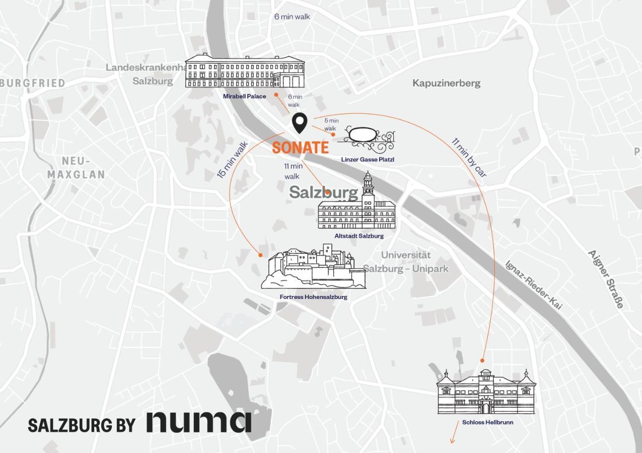 Numa Salzburg Sonate Apartment Ngoại thất bức ảnh